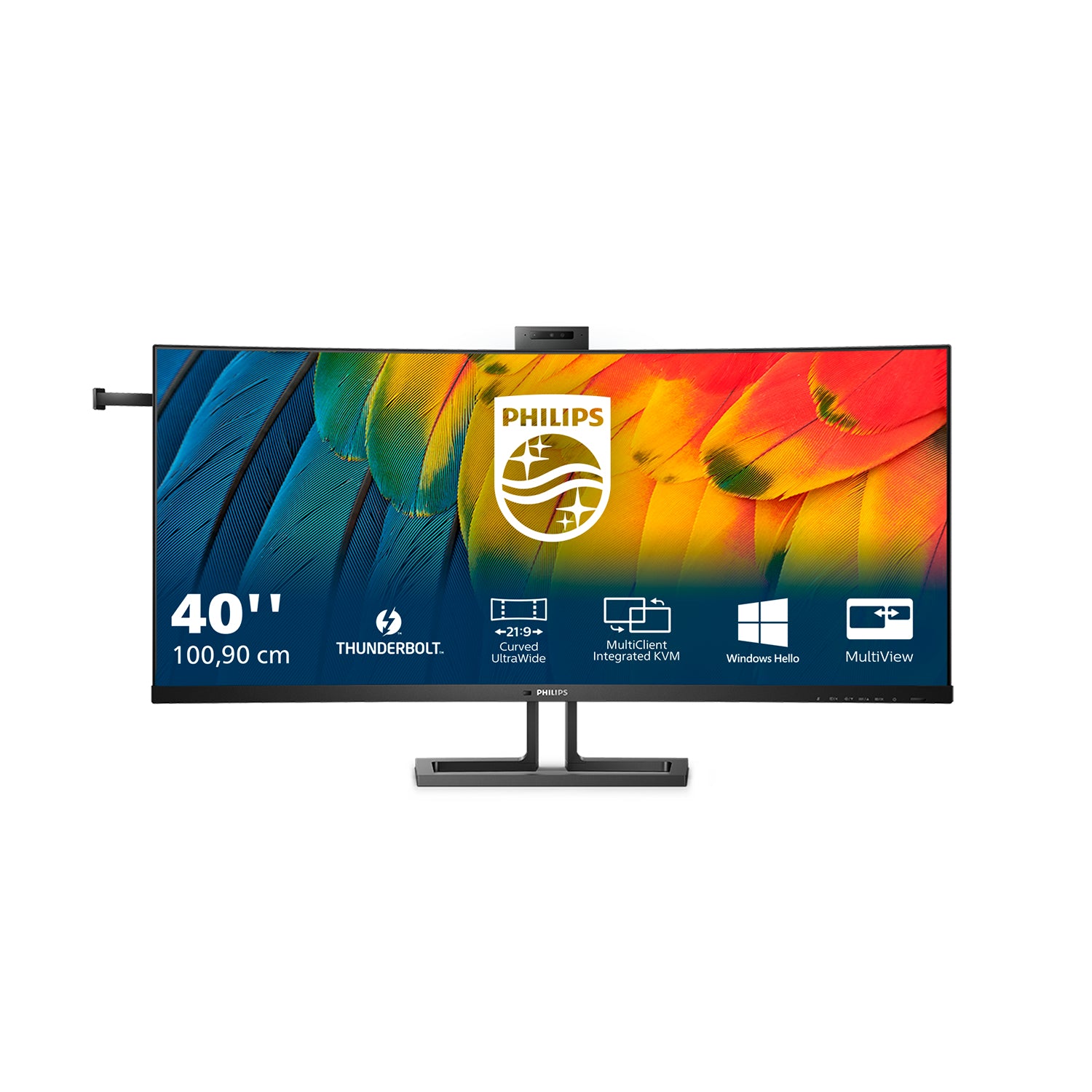 Philips Philips 40B1U6903CH/00 platta pc-skärmar 100,8 cm (39.7") 5120 x 2160 pixlar 5K Ultra HD LCD Svart