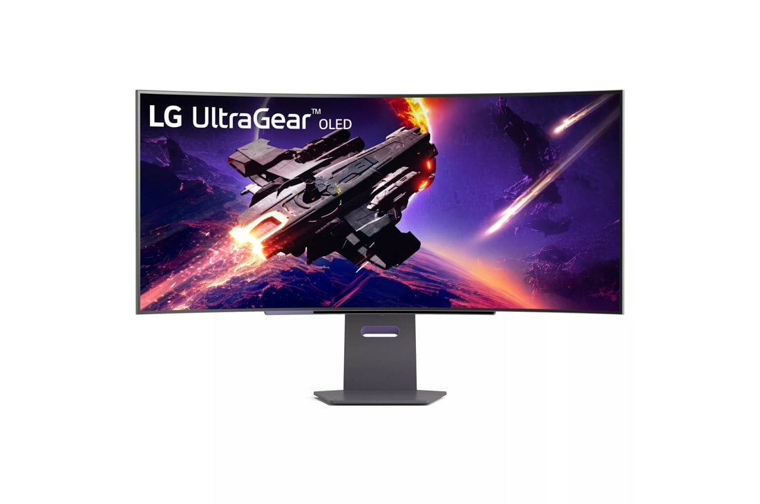 LG LG 45GS95QE-B platta pc-skärmar 114,3 cm (45") 3440 x 1440 pixlar Wide Quad HD OLED Svart