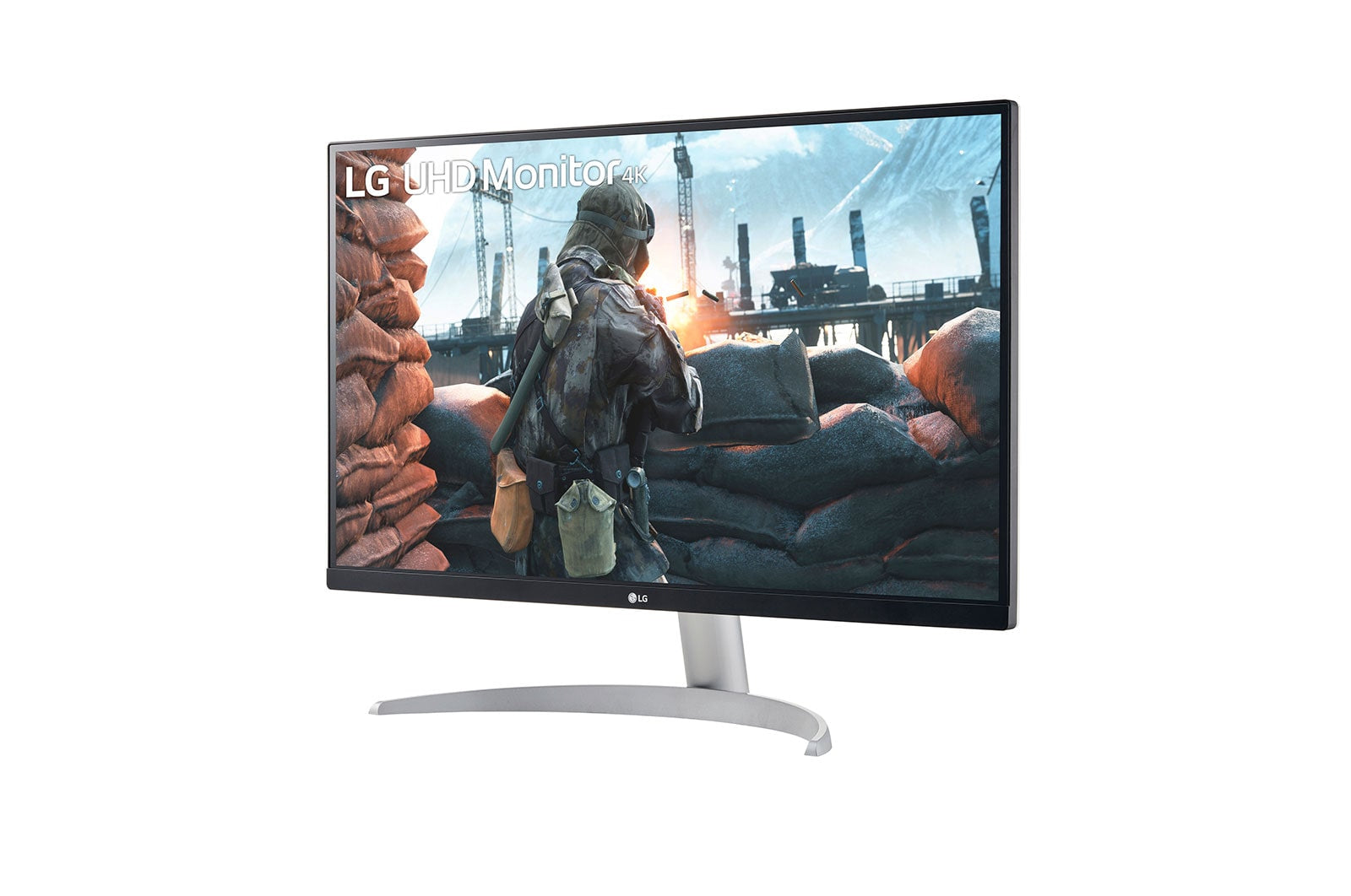 LG 27UP650-W platta pc-skärmar 68,6 cm (27") 3840 x 2160 pixlar 4K Ultra HD LCD Silver