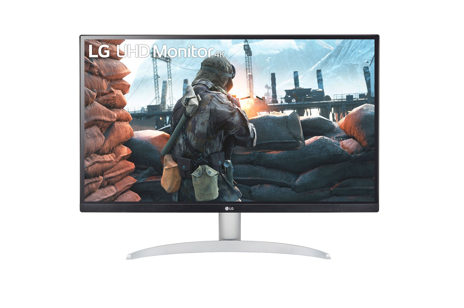 LG 27UP650-W platta pc-skärmar 68,6 cm (27") 3840 x 2160 pixlar 4K Ultra HD LCD Silver