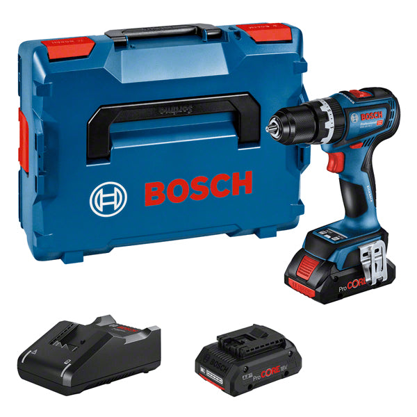 Bosch GSB 18V-90 C 2100 RPM Svart, Blå