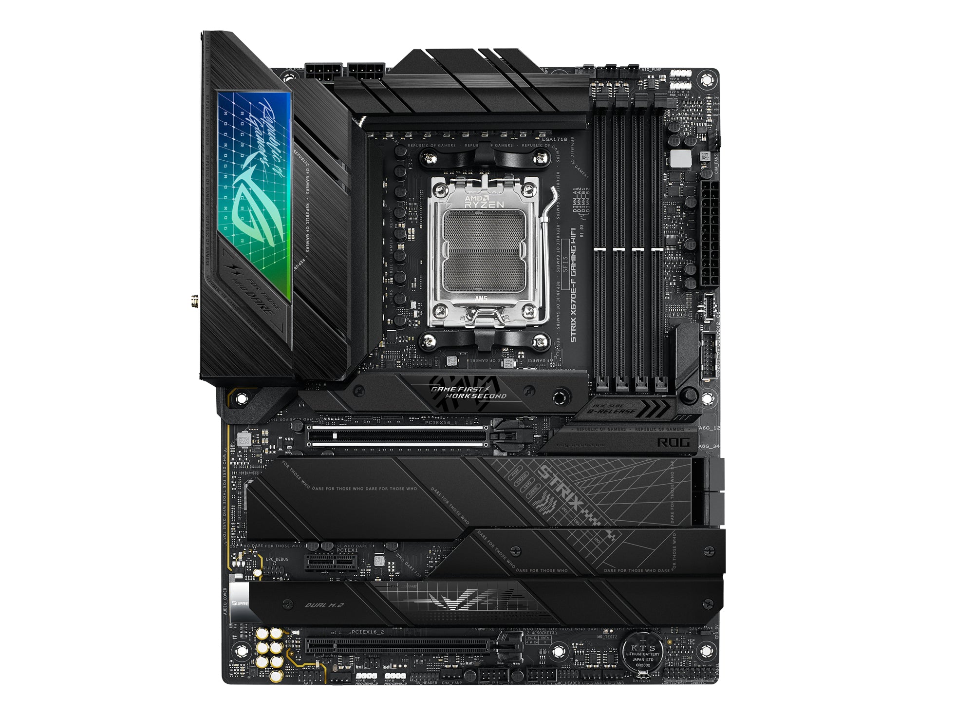 ASUS ROG STRIX X670E-F GAMING WIFI AMD X670 AM5-sockel ATX