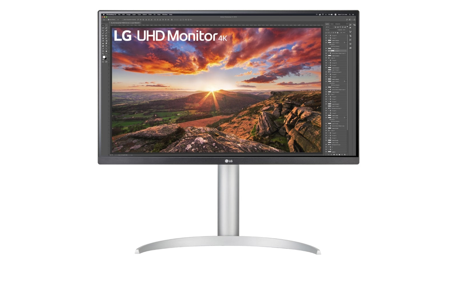 LG LG 27UP85NP-W platta pc-skärmar 68,6 cm (27") 3840 x 2160 pixlar 4K Ultra HD LED Silver