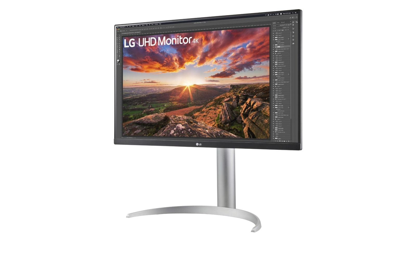 LG LG 27UP85NP-W platta pc-skärmar 68,6 cm (27") 3840 x 2160 pixlar 4K Ultra HD LED Silver