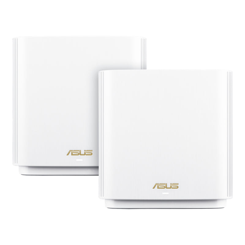 ASUS ZenWiFi AX XT8 (W-2-PK) trådlös router Gigabit Ethernet Tri-band (2,4 GHz / 5 GHz / 5 GHz) Vit