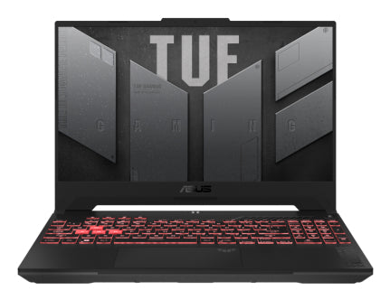 ASUS ASUS TUF Gaming A17 FA707NU-HX051W AMD Ryzen™ 5 7535HS Bärbar dator 43,9 cm (17.3") Full HD 16 GB DDR5-SDRAM 512 GB SSD NVIDIA GeForce RTX 4050 Wi-Fi 6 (802.11ax) Windows 11 Home Svart