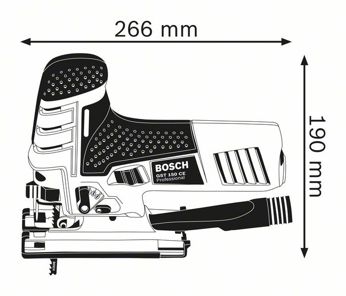 Bosch Bosch 0 601 512 000 strömsticksågar 780 W 2,6 kg