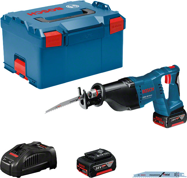 Bosch Bosch GSA 18V-LI Professional Sort, Blå