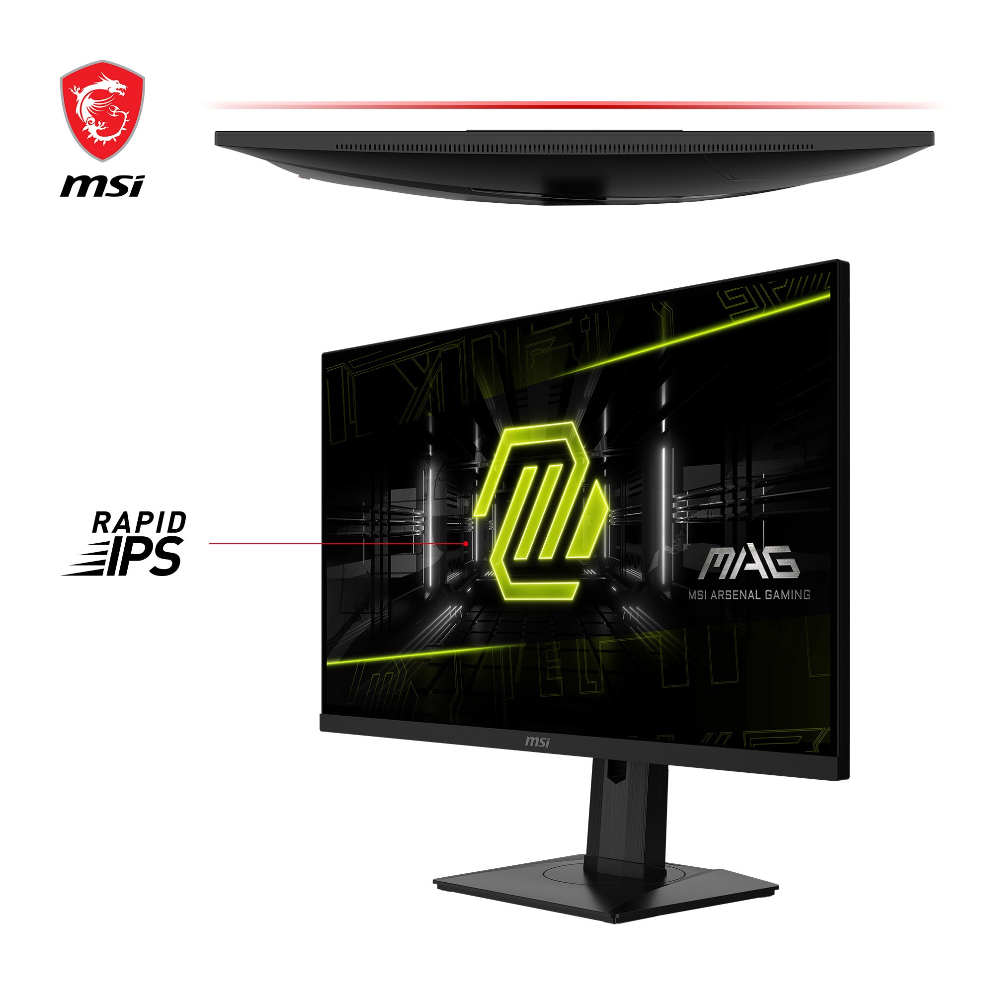 MSI MSI MAG 274QRFDE QD E2 platta pc-skärmar 68,6 cm (27") 2560 x 1440 pixlar Wide Quad HD LCD Svart