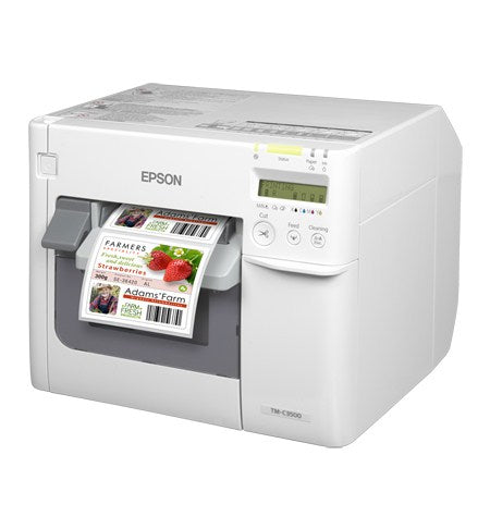 Epson TM-C3500 etikettskrivare Bläckstråleskrivare Färg 720 x 360 DPI 103 mm/sek Kabel Nätverksansluten (Ethernet)