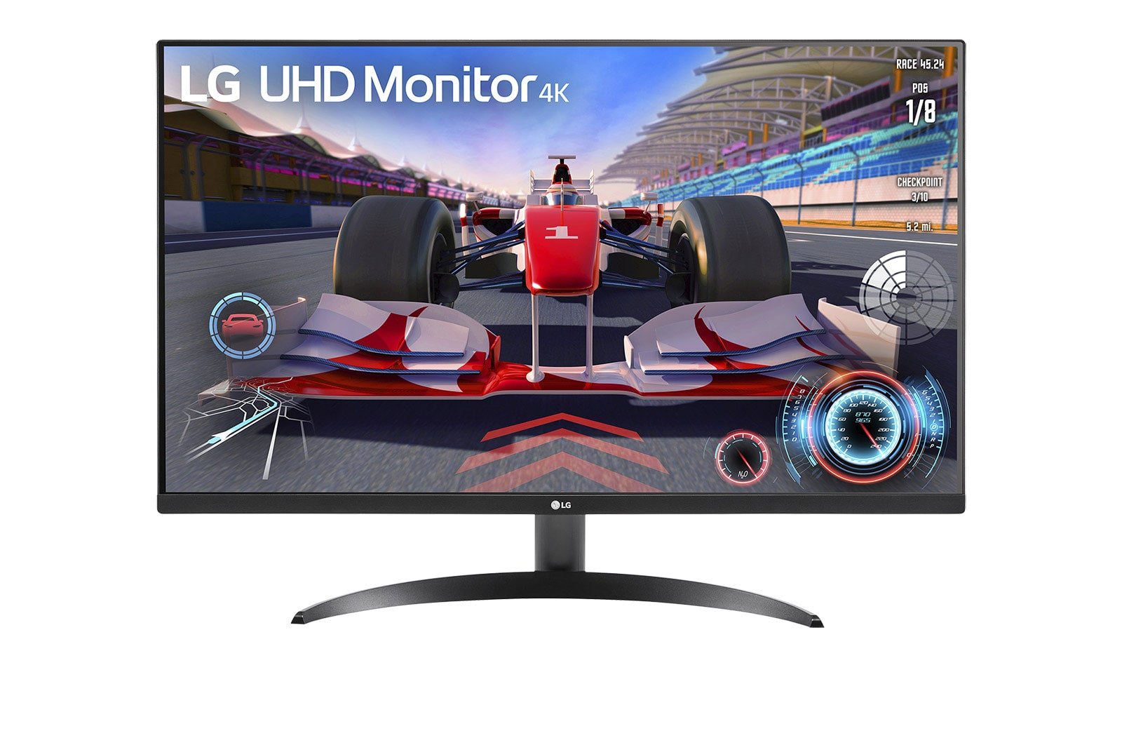 LG 32UR550-B platta pc-skärmar 80 cm (31.5") 3840 x 2160 pixlar 4K Ultra HD Svart