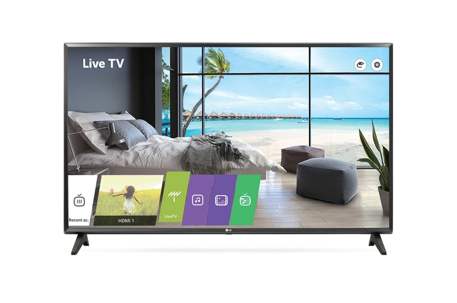 LG 43LT340C3ZB Platt skärm för digital skyltning 109,2 cm (43") OLED 400 cd/m² Full HD Svart