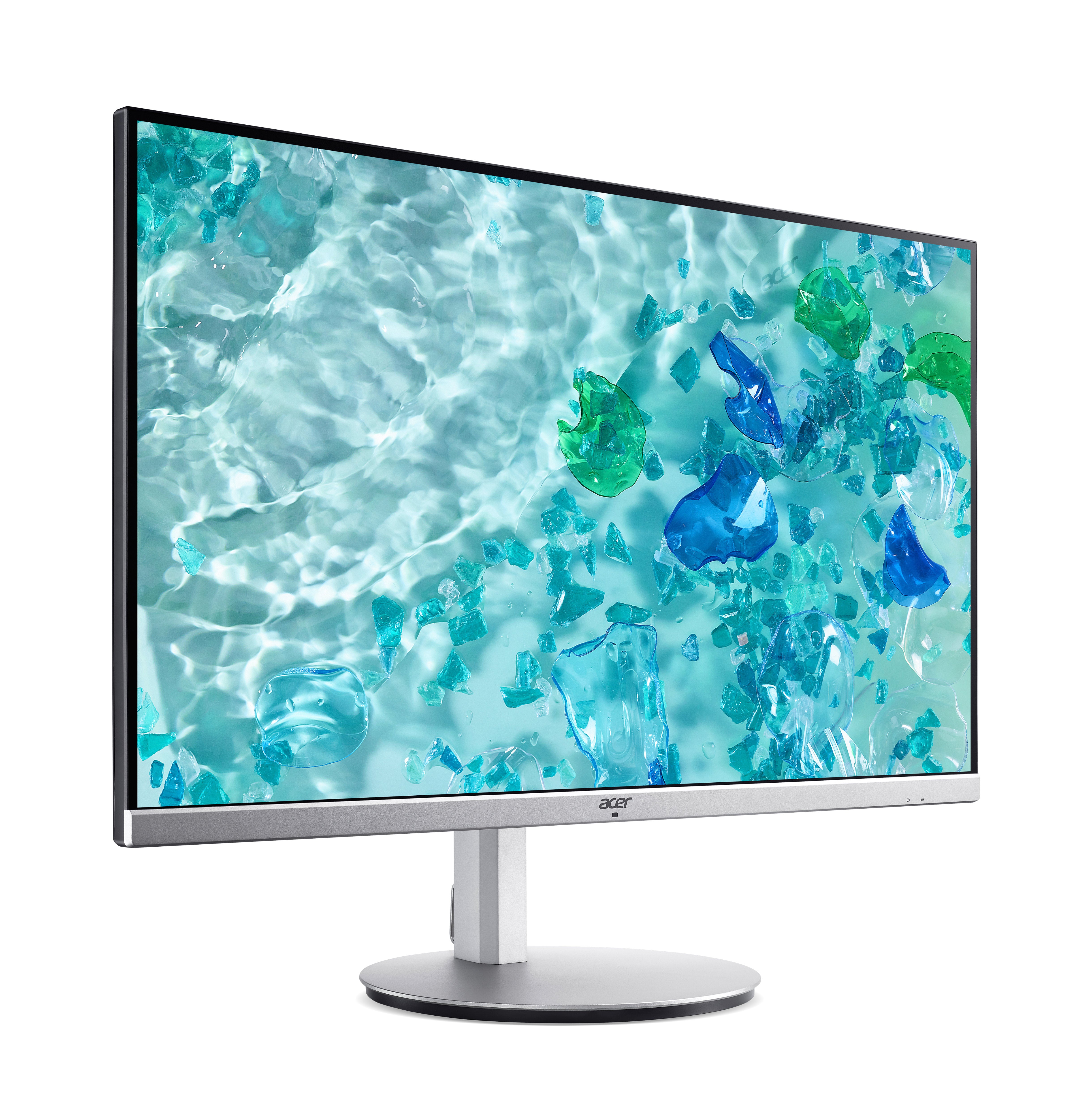 Acer CB322QU E platta pc-skärmar 80 cm (31.5") 2560 x 1440 pixlar Wide Quad HD Silver