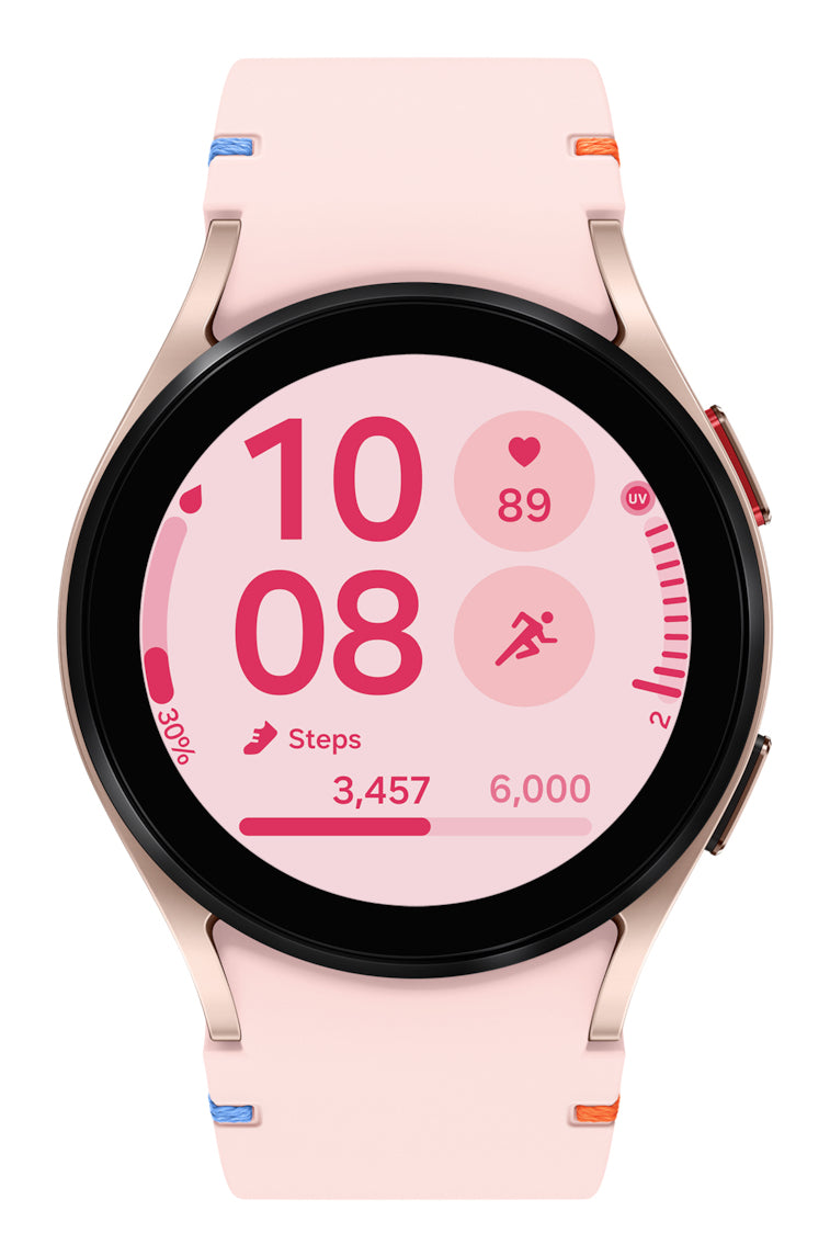 Samsung Galaxy Watch FE SM-R861 3,05 cm (1.2") AMOLED 40 mm Digital 396 x 396 pixlar Pekskärm Pink gold Wi-Fi GPS