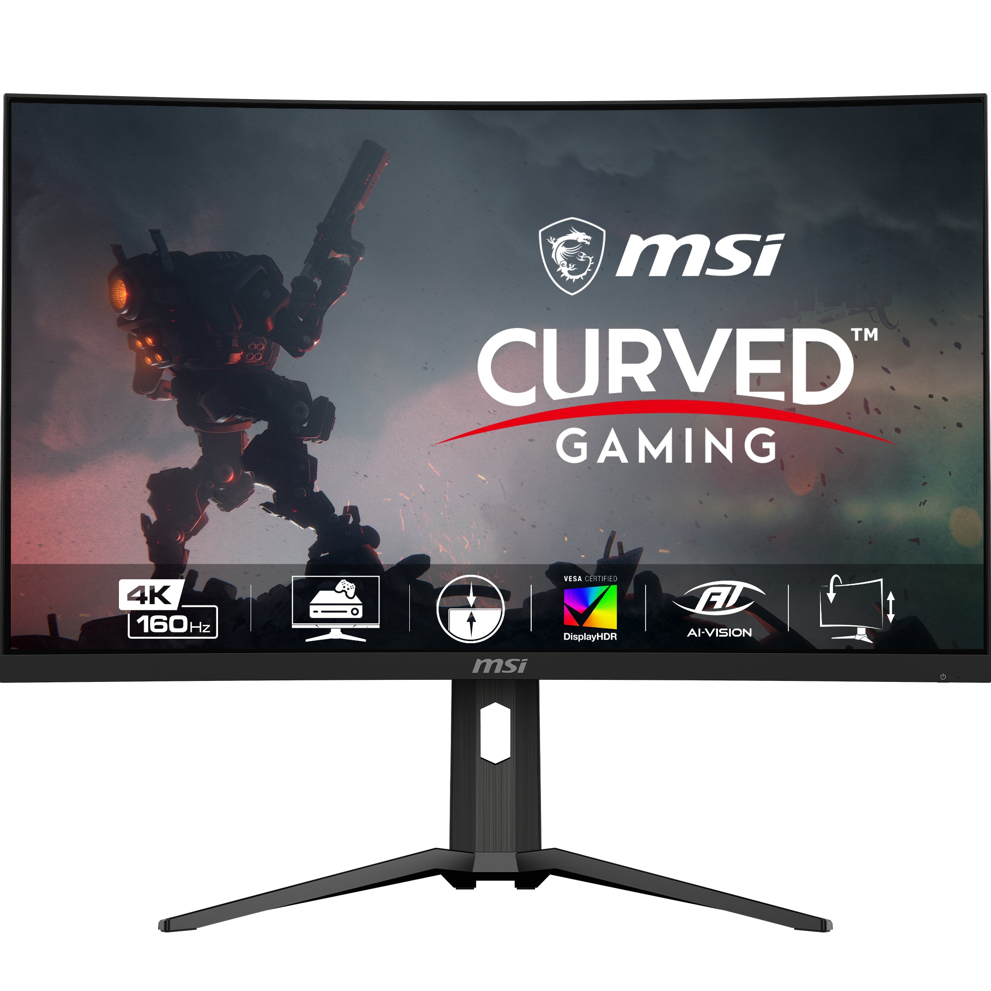 MSI MSI MAG 321CUP platta pc-skärmar 80 cm (31.5") 3840 x 2160 pixlar 4K Ultra HD Svart