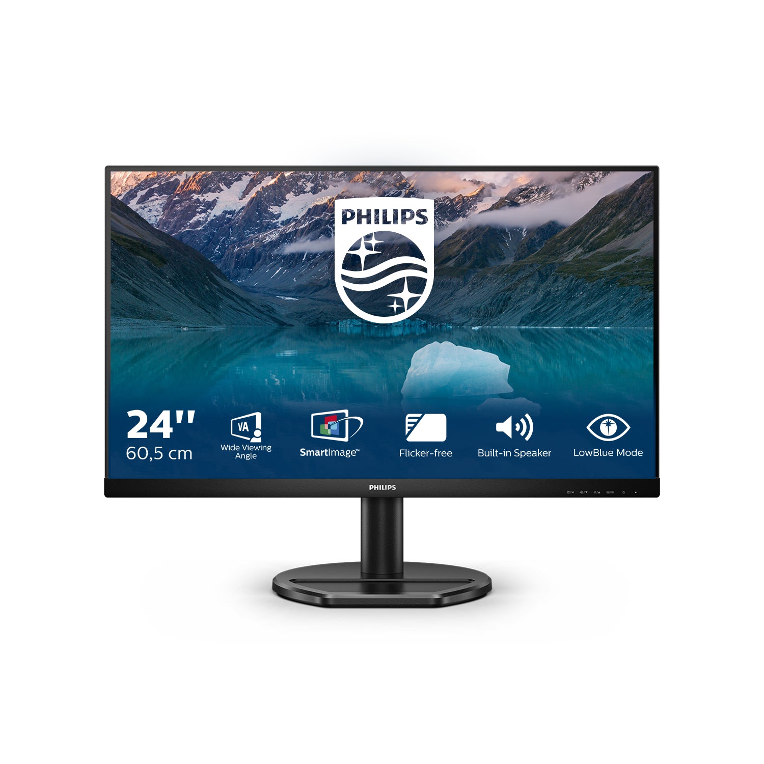 Philips Philips 242S9AL/00 platta pc-skärmar 60,5 cm (23.8") 1920 x 1080 pixlar Full HD LCD Svart