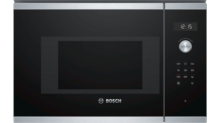 Bosch Bosch Serie 6 BFL524MS0 mikrovågsugn Svart, Rostfritt stål Enbart mikrovågsugn Inbyggd 20 l 800 W