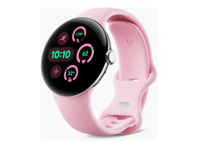 Google Pixel Watch 3 41 mm Pink Sølv Smart ur