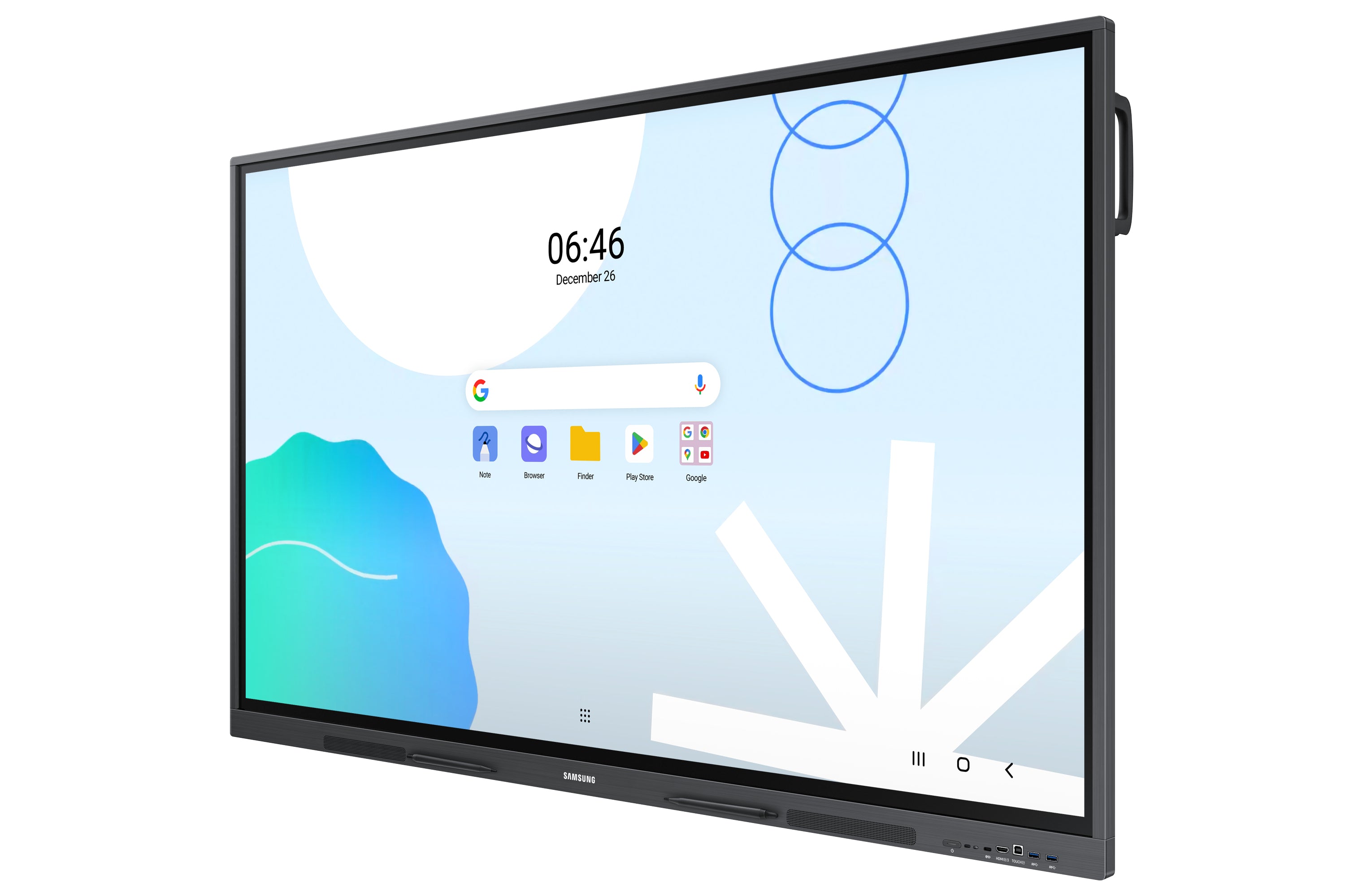 Samsung Samsung WA65D interactive whiteboard 165.1 cm (65") 3840 x 2160 pixels Touchscreen Grey