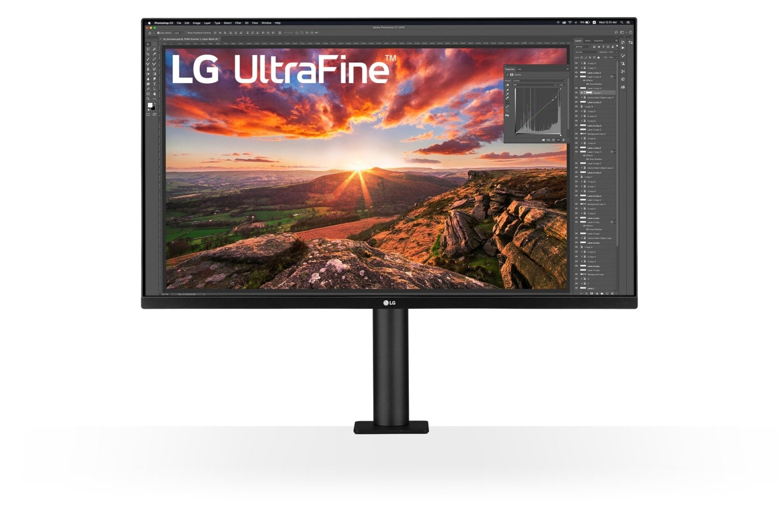 LG LG 32UN880K platta pc-skärmar 81,3 cm (32") 3840 x 2160 pixlar 4K Ultra HD Svart