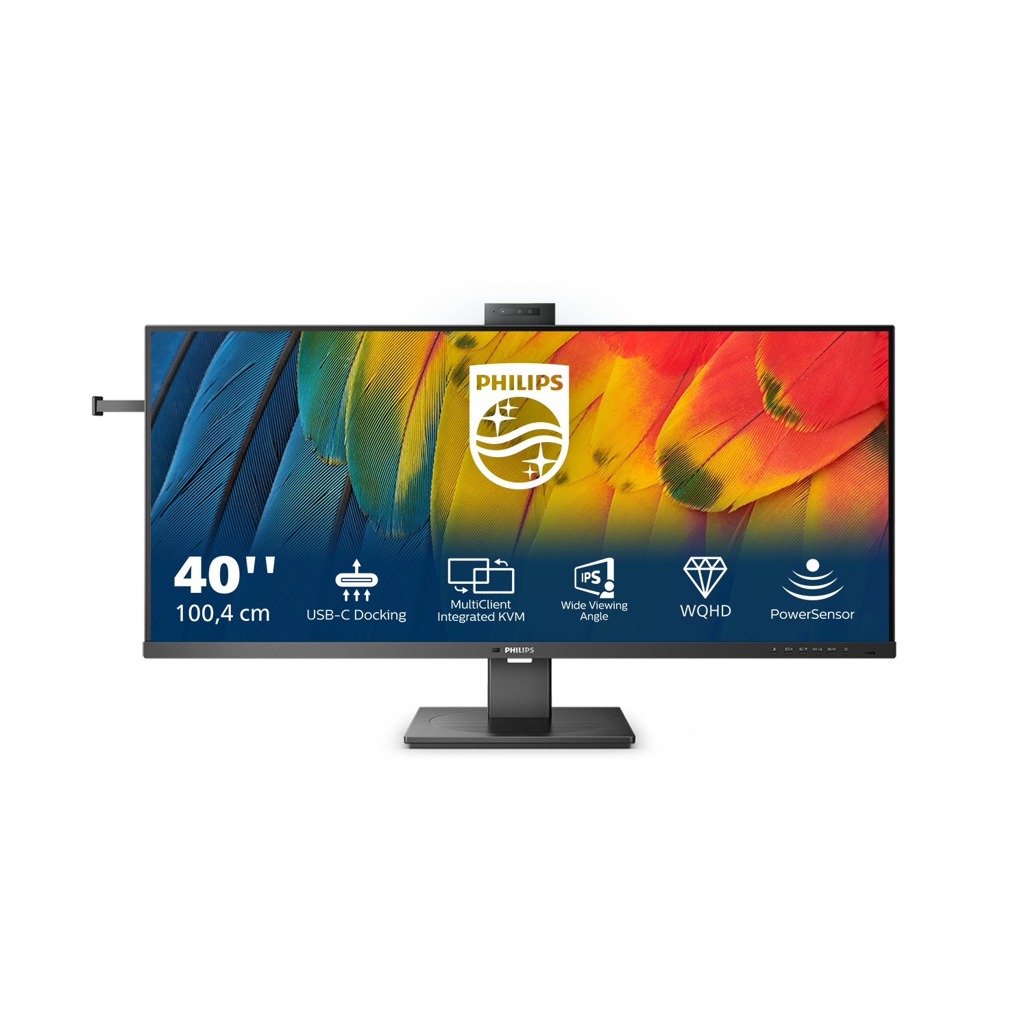 Philips Philips 5000 series 40B1U5601H/00 platta pc-skärmar 101,6 cm (40") 3440 x 1440 pixlar Wide Quad HD LCD Svart