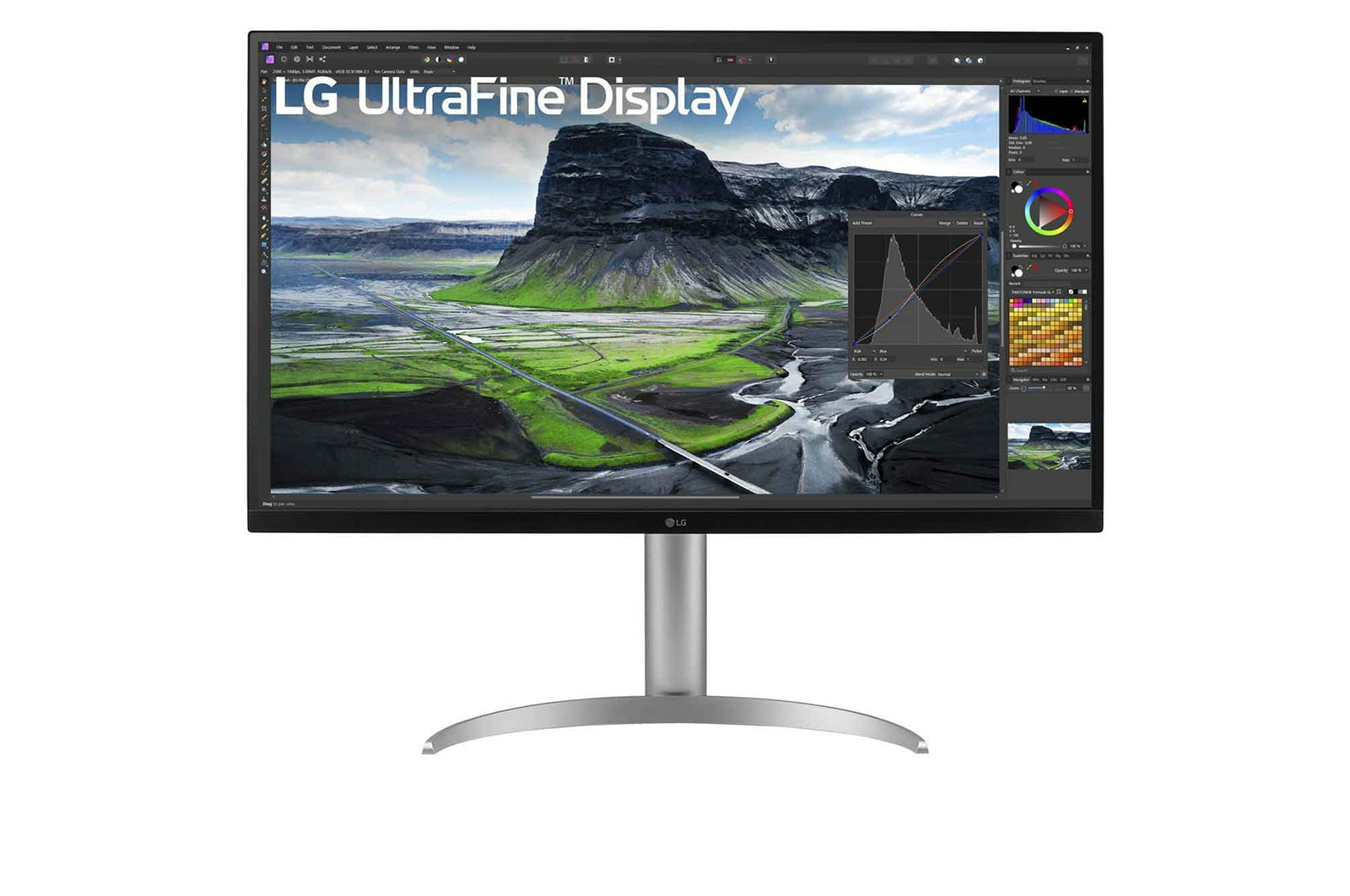 LG LG 32UQ850V-W platta pc-skärmar 80 cm (31.5") 3840 x 2160 pixlar 4K Ultra HD LED