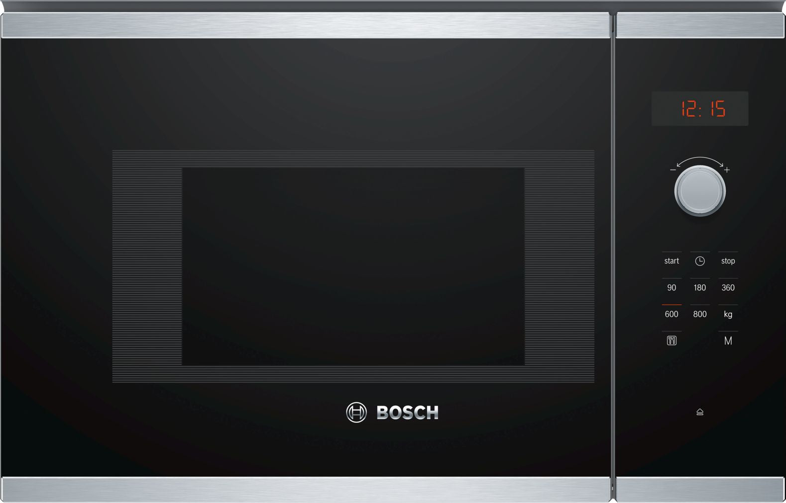 Bosch Bosch Serie 4 BFL523MS0 microwave Black, Stainless steel Microwave only Built-in 20 l 800 W