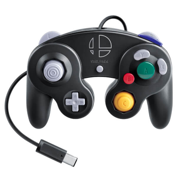 Nintendo Nintendo GameCube Controller - Super Smash Bros. Edition Svart USB Spelplatta Analog / Digital Nintendo Switch