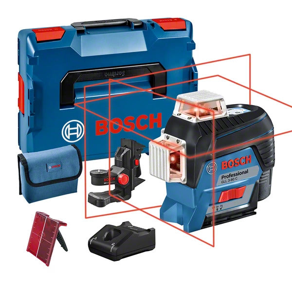 Bosch GLL 3-80 C Professional Linjelaser 30 m 630 - 650 nm (< 10 mW)