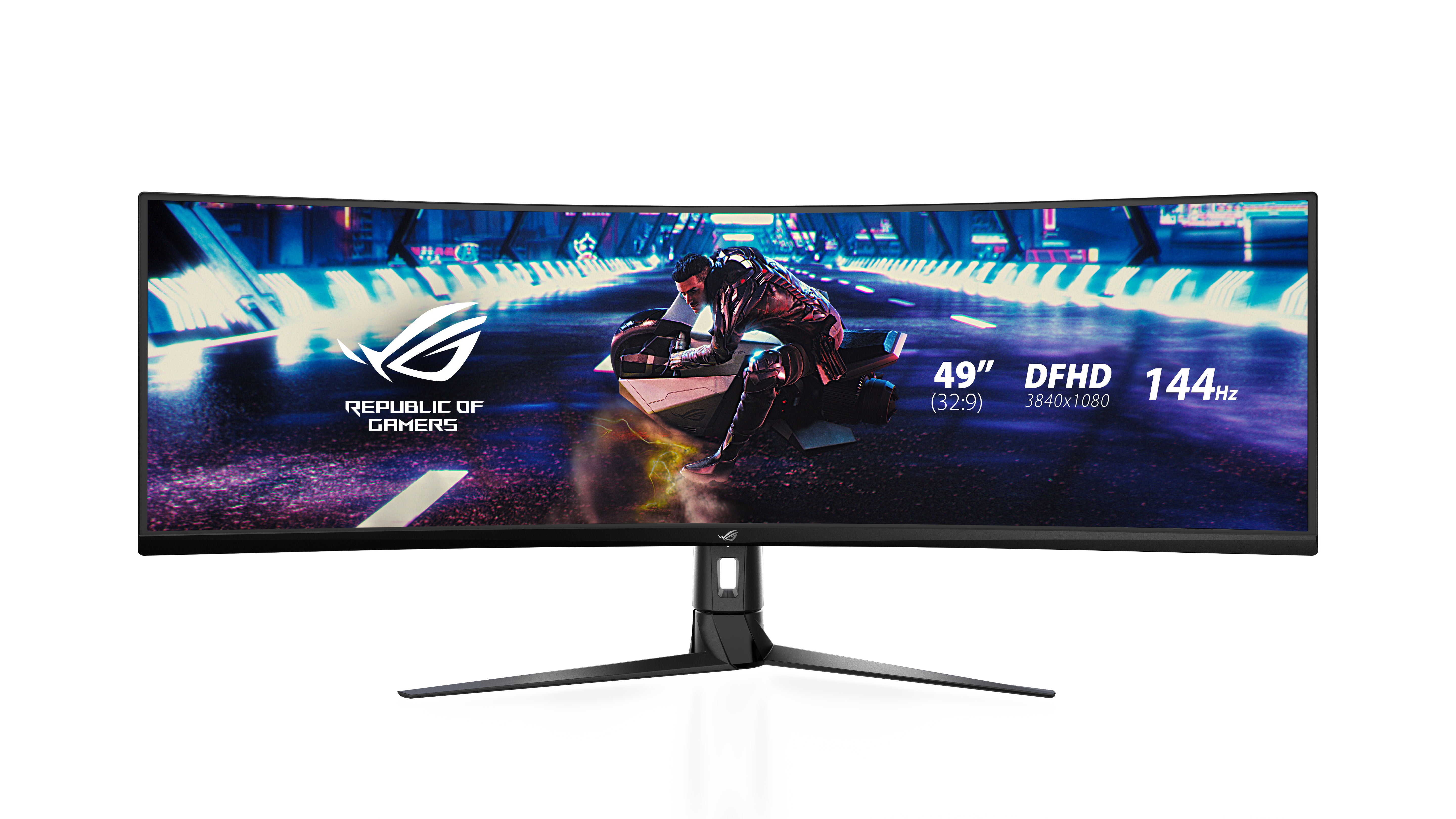 ASUS ASUS ROG Strix XG49VQ platta pc-skärmar 124,5 cm (49") 3840 x 1080 pixlar UltraWide Full HD LED Svart