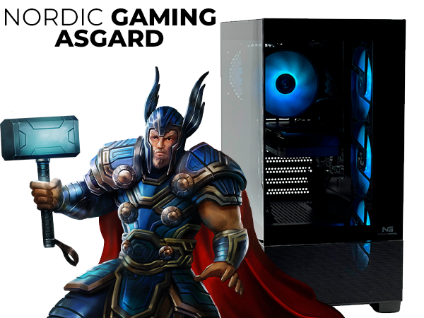 Nordic Gaming Asgard Thor V2 Gaming PC | i7 32GB RTX4070 1TB