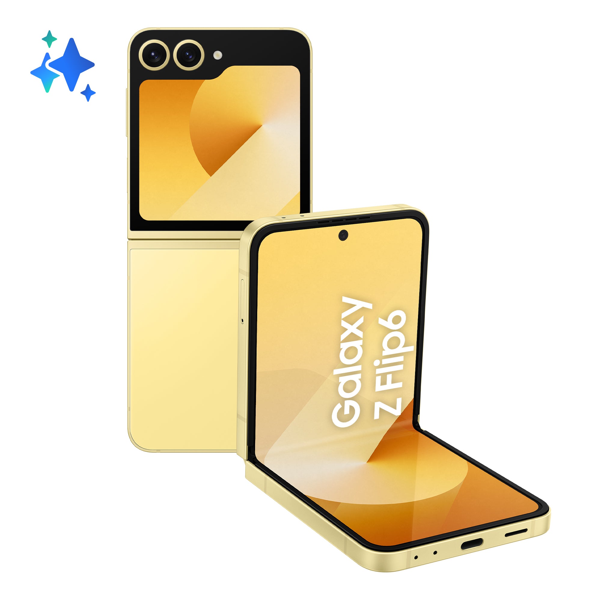 Samsung Galaxy Z Flip6 17 cm (6.7") Dubbla SIM-kort Android 14 5G USB Type-C 12 GB 256 GB 4000 mAh Gul