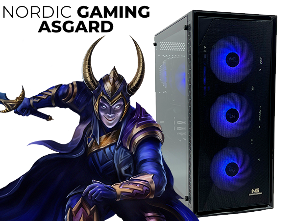 Nordic Gaming Asgard Loke Gaming PC | i5 16GB RTX4060Ti 1TB