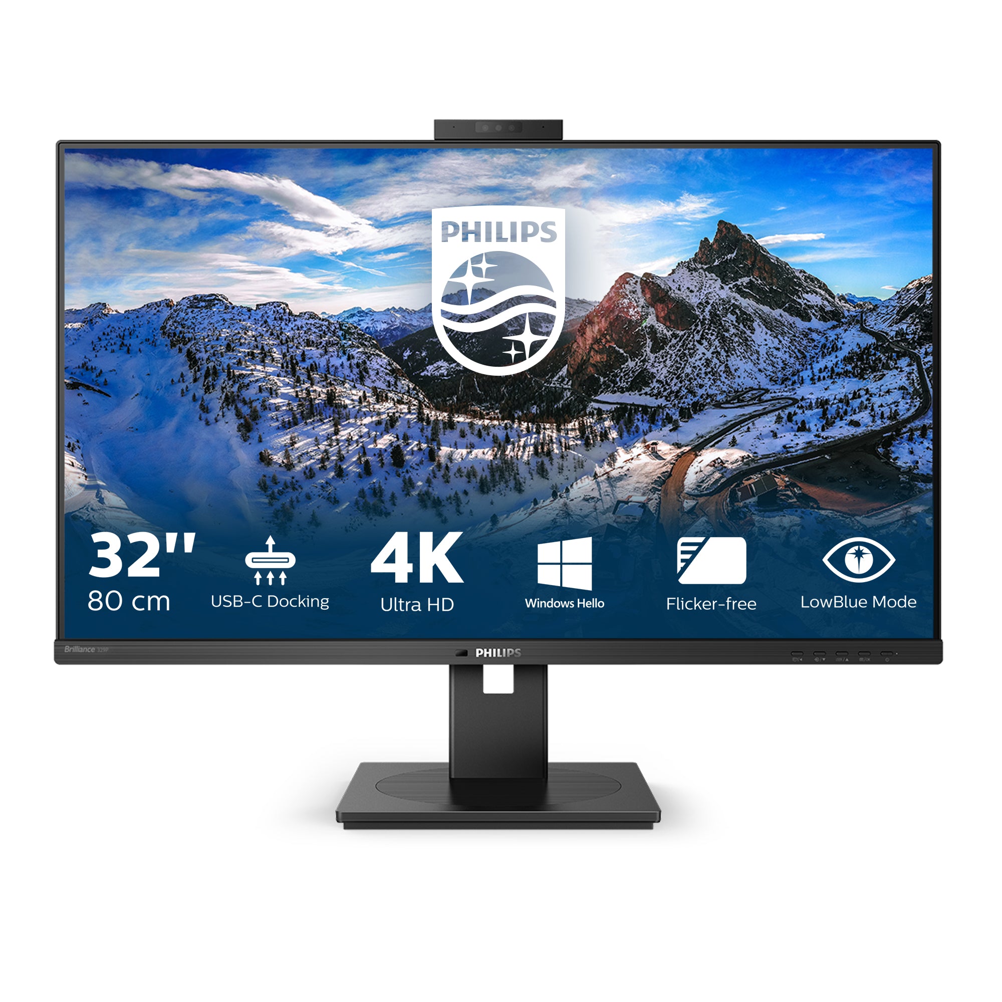 Philips Philips P Line 329P1H/00 LED display 80 cm (31.5") 3840 x 2160 pixlar 4K Ultra HD Svart