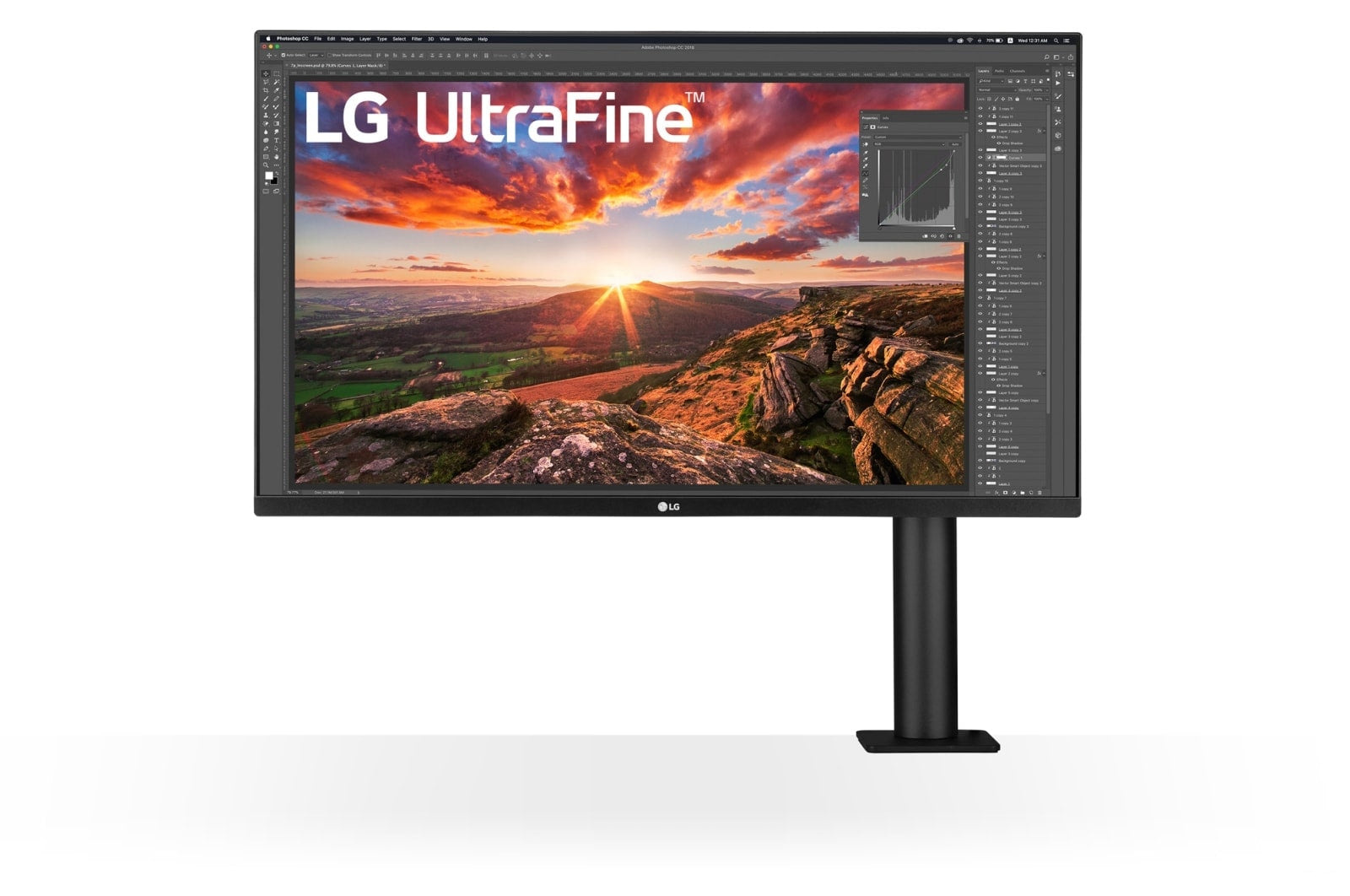 LG LG 32UN880K platta pc-skärmar 81,3 cm (32") 3840 x 2160 pixlar 4K Ultra HD Svart