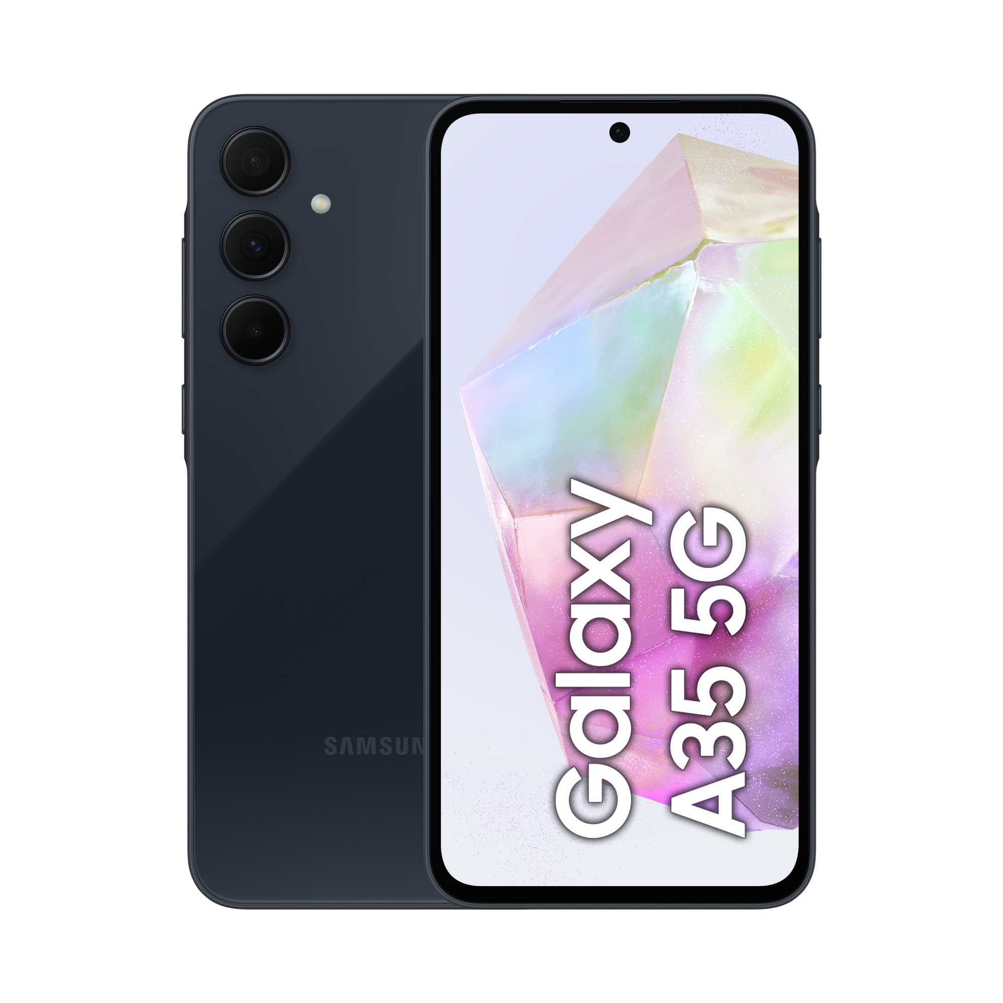 Samsung Galaxy A35 5G 16,8 cm (6.6") Hybrid Dual SIM Android 14 USB Type-C 8 GB 256 GB 5000 mAh Marinblå