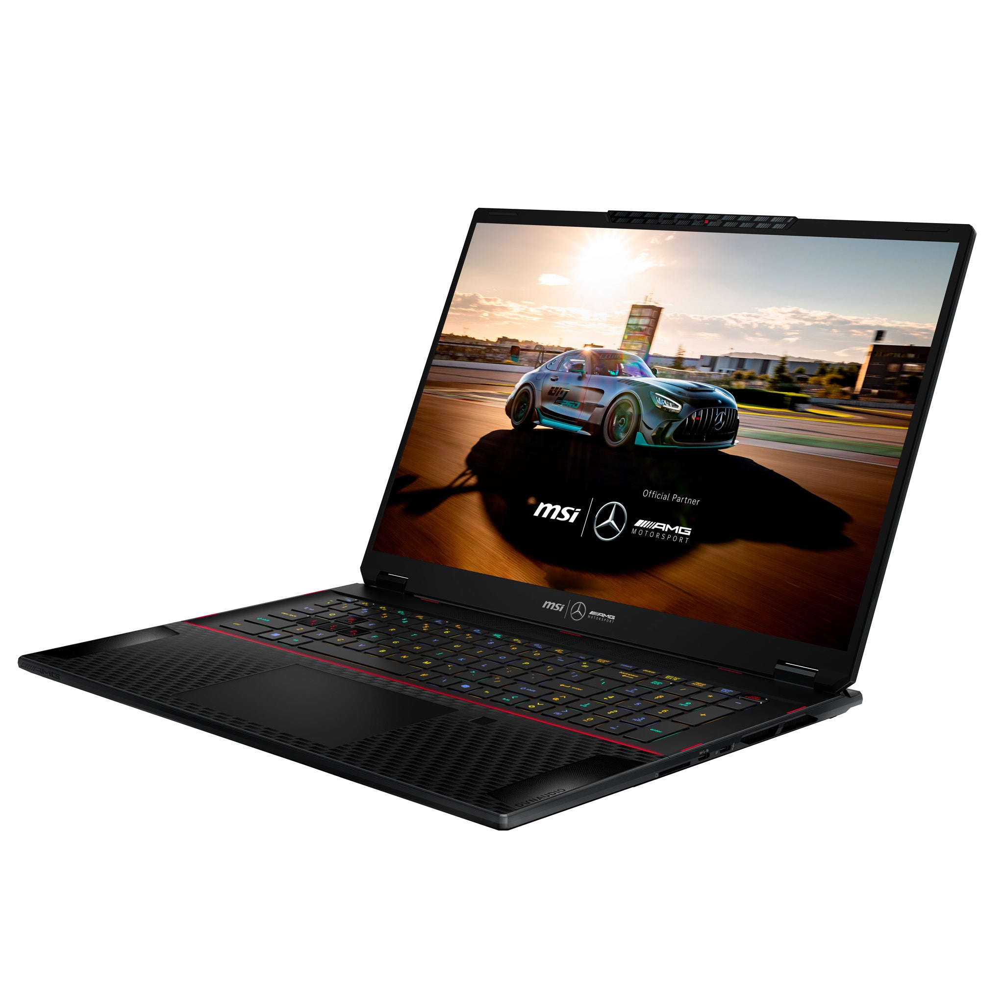 MSI MSI Stealth MERCEDESAMG A1VHG-044 Intel Core Ultra 9 185H Bärbar dator 45,7 cm (18") UHD+ 32 GB DDR5-SDRAM 2 TB SSD NVIDIA GeForce RTX 4080 Wi-Fi 7 (802.11be) Windows 11 Pro Svart