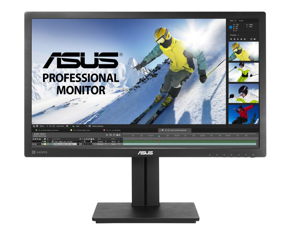 ASUS PB278QV platta pc-skärmar 68,6 cm (27") 2560 x 1440 pixlar Quad HD LED Svart