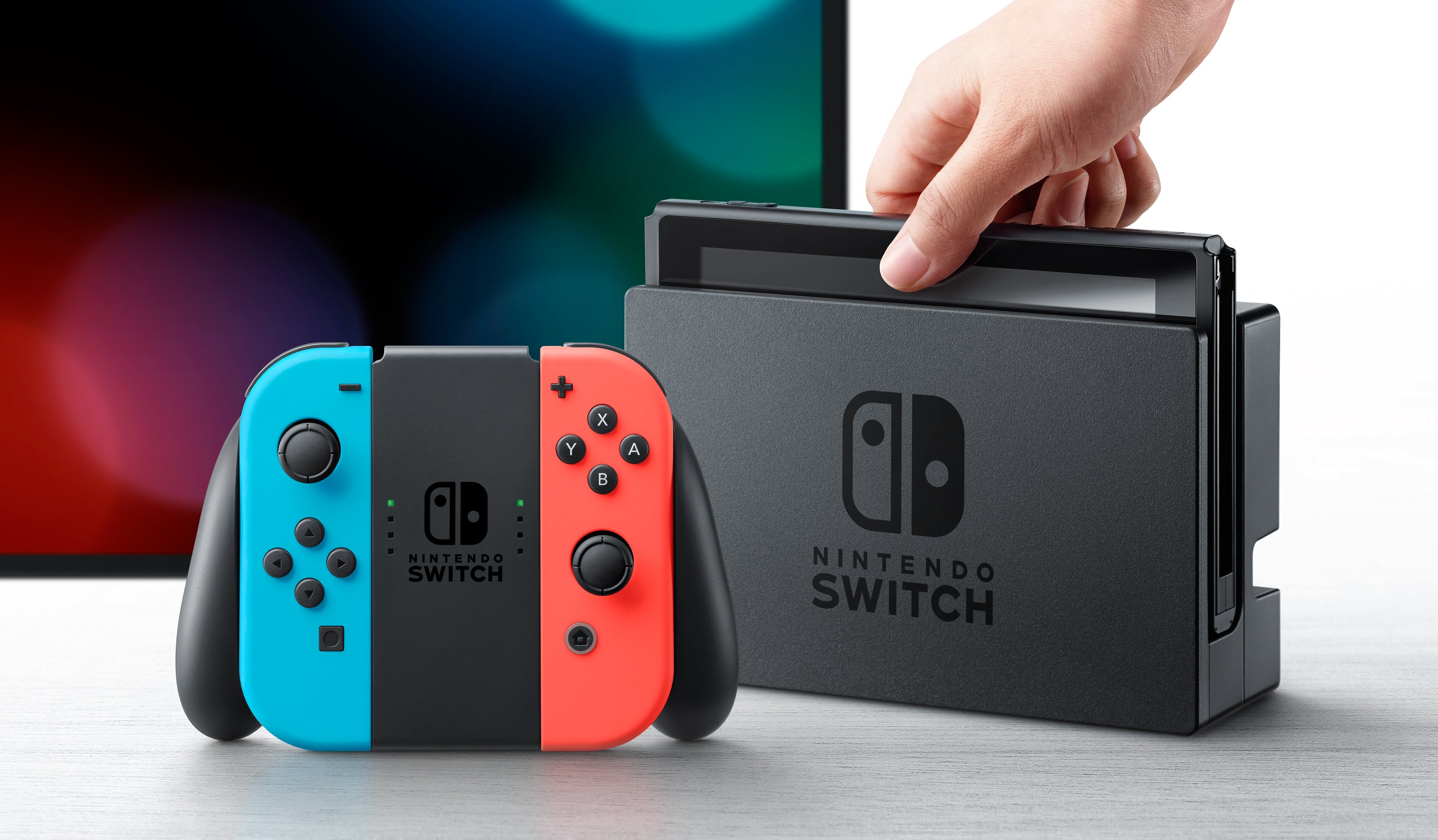 Nintendo Nintendo Switch bärbara spelkonsoller 15,8 cm (6.2") 32 GB Pekskärm Wi-Fi Blå, Grå, Röd