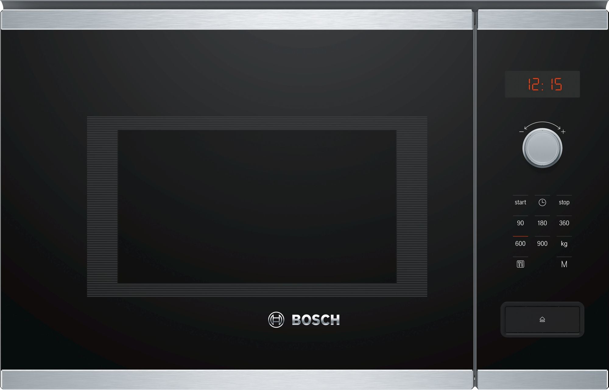 Bosch Bosch Serie 4 BFL553MS0 mikrovågsugn Svart, Rostfritt stål Kombinationsmikrovågsugn Inbyggd 25 l 900 W