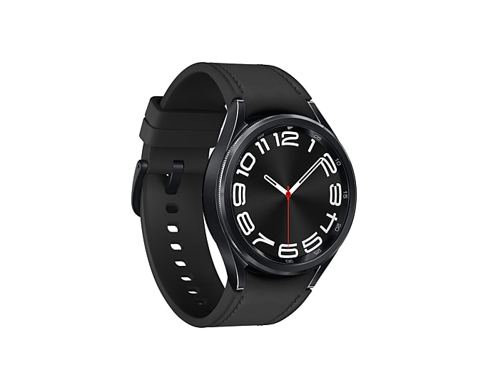 Samsung Galaxy Watch6 SM-R955FZKADBT smartklocka och träningsklocka 3,3 cm (1.3") AMOLED 43 mm Digital 432 x 432 pixlar Pekskärm 4G Svart Wi-Fi GPS