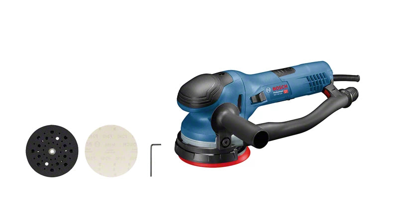 Bosch Bosch GET 55-125 Professional Excenterslip 7800 RPM 15600 OPM Svart, Blå 550 W