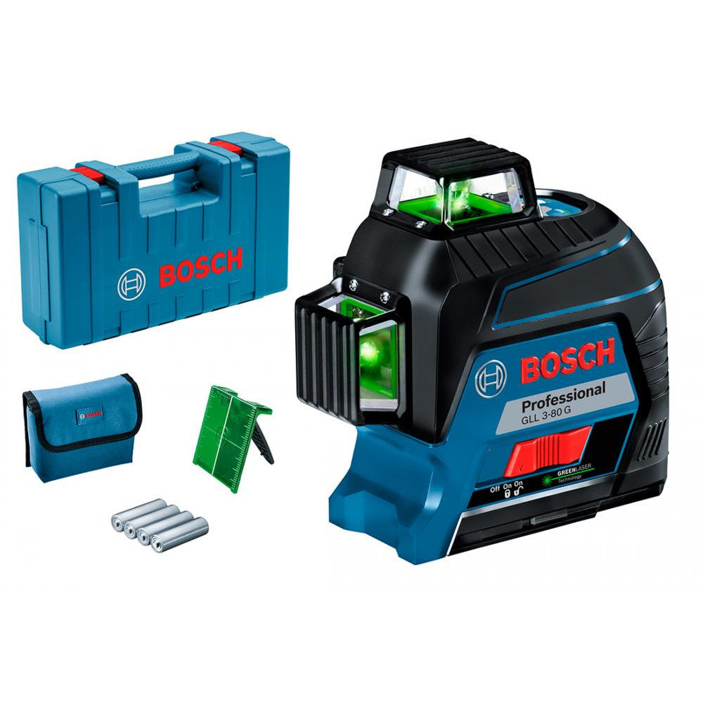 Bosch GLL 3-80 G Linjelaser 30 m