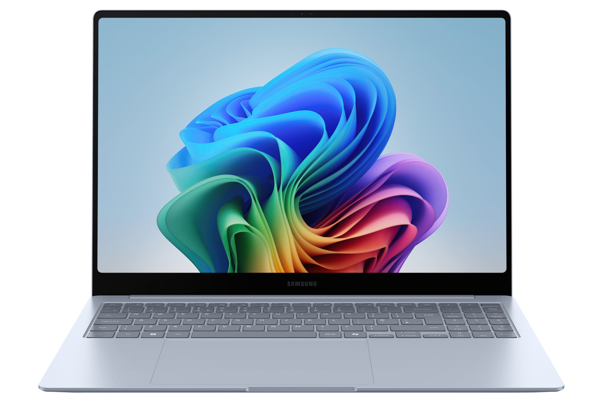 Samsung Samsung Galaxy Book4 Edge Qualcomm Snapdragon X1E-80-100 Bärbar dator 40,6 cm (16") Pekskärm WQXGA+ 16 GB LPDDR5x-SDRAM 512 GB eUFS Wi-Fi 7 (802.11be) Windows 11 Home Blå