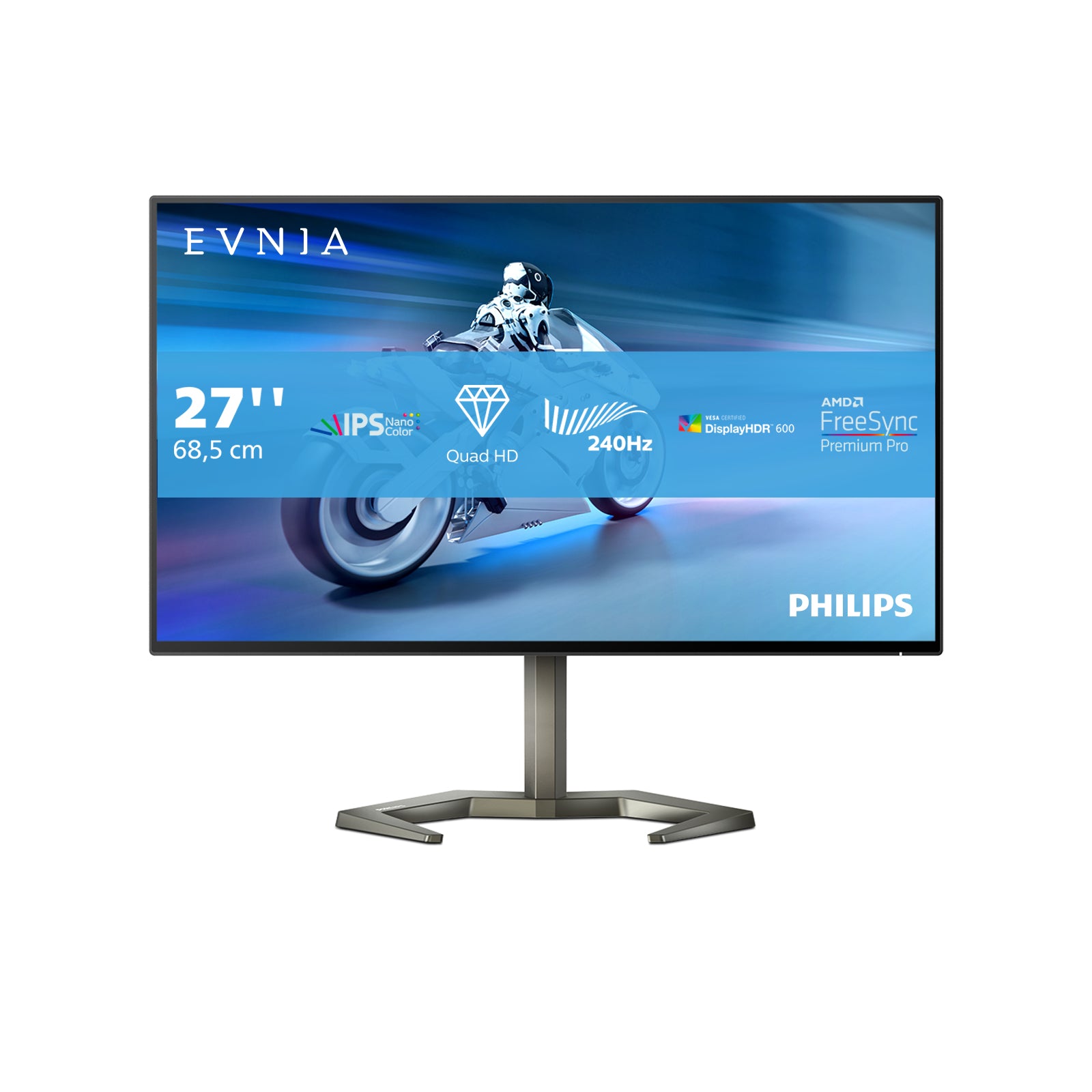 Philips Philips Momentum 27M1F5500P/00 LED display 68,6 cm (27") 2560 x 1440 pixlar Quad HD Svart