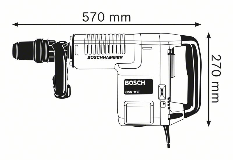 Bosch 0 611 316 703 slagborrmaskin 1500 W