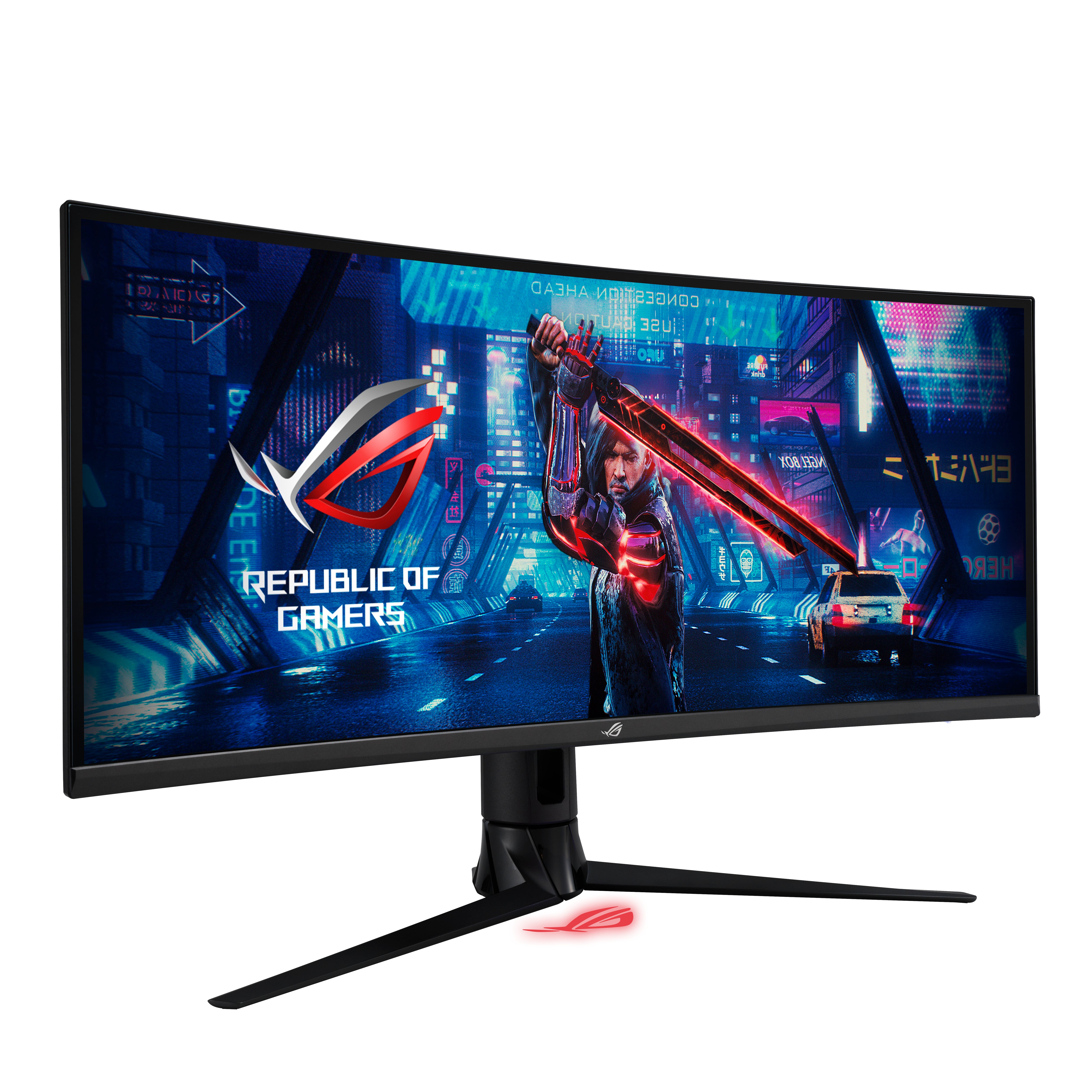 ASUS ASUS ROG Strix XG349C platta pc-skärmar 86,7 cm (34.1") 3440 x 1440 pixlar UltraWide Quad HD Svart