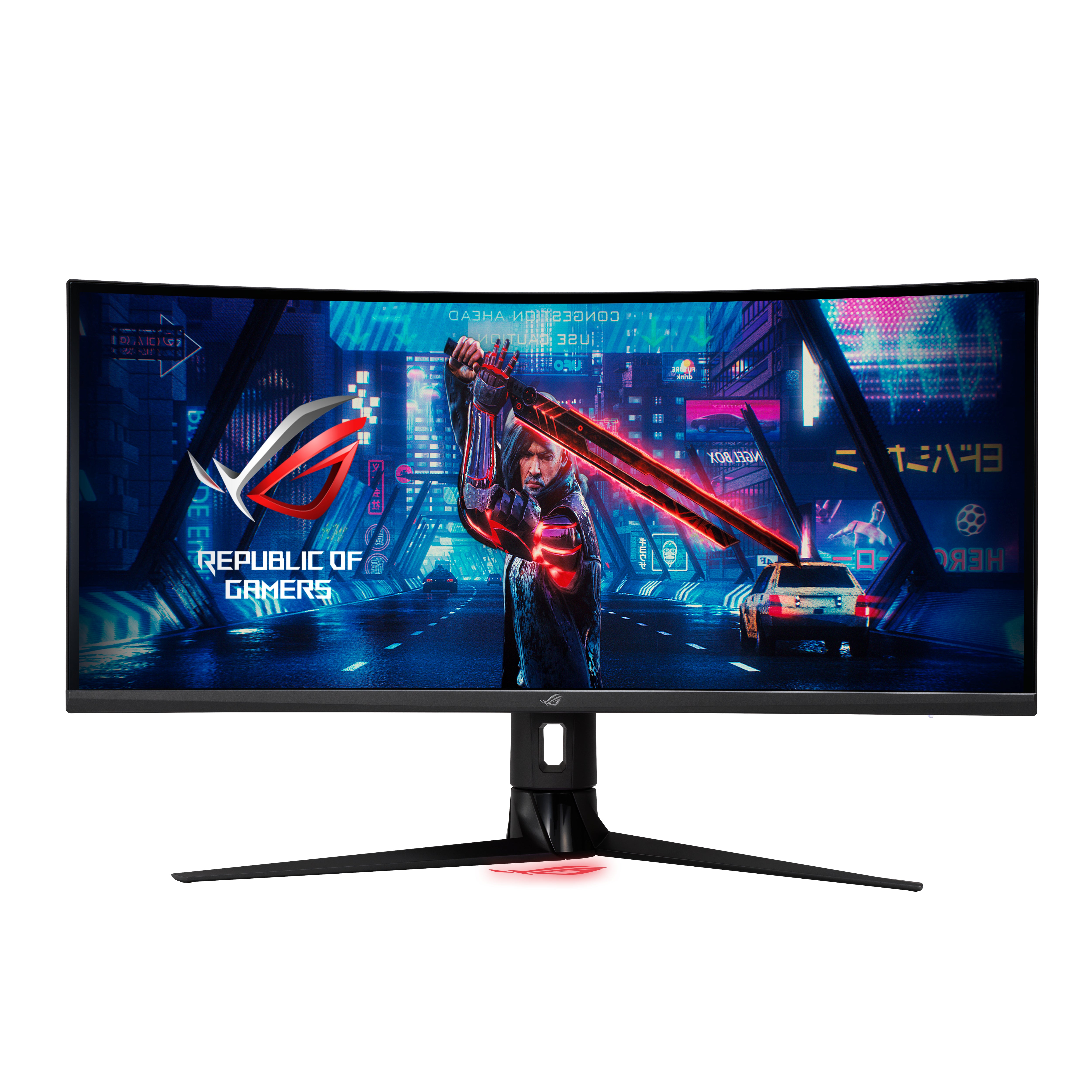 ASUS ASUS ROG Strix XG349C platta pc-skärmar 86,7 cm (34.1") 3440 x 1440 pixlar UltraWide Quad HD Svart