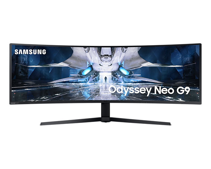 Samsung LS49AG954NU flade pc-skærme 124,5 cm (49") 5120 x 1440 pixels 5K Ultra HD LCD Sort, Hvid