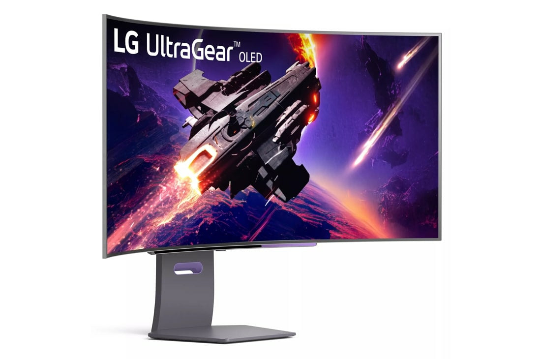 LG LG 45GS95QE-B platta pc-skärmar 114,3 cm (45") 3440 x 1440 pixlar Wide Quad HD OLED Svart